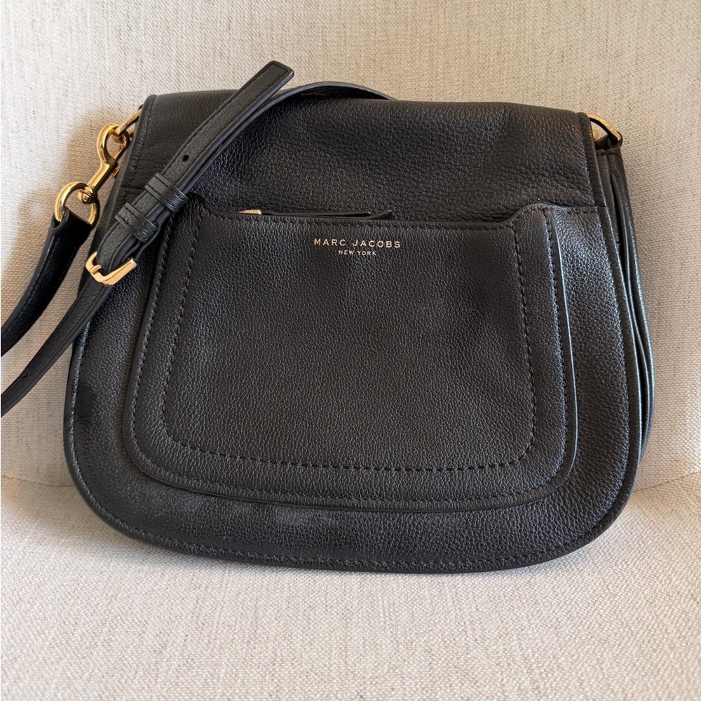 Marc Jacobs Black Leather Shoulder Bag